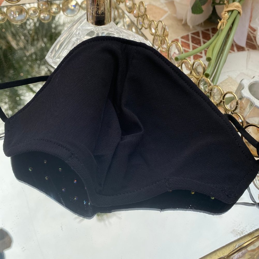 Luxury High Quality Fashion Face Mask Crystal - Picture 3 of 9